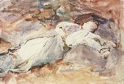 John Singer Sargent Violet Sleeping France oil painting artist